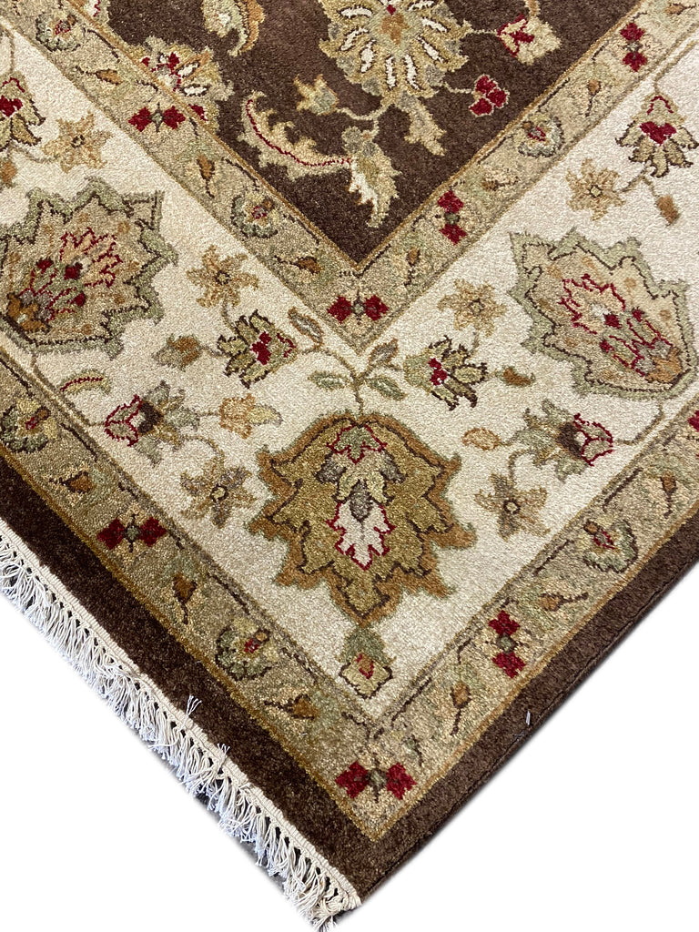 8 x 10 Quality Agra Rug BROWN #F-6469