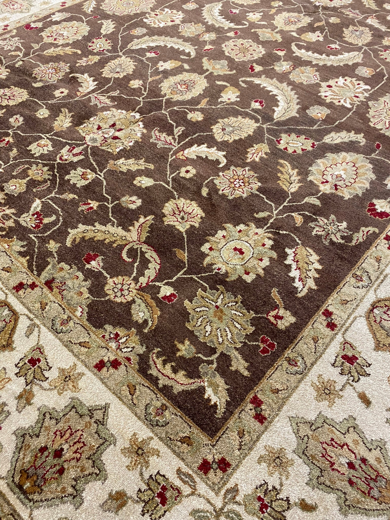 8 x 10 Quality Agra Rug BROWN #F-6469