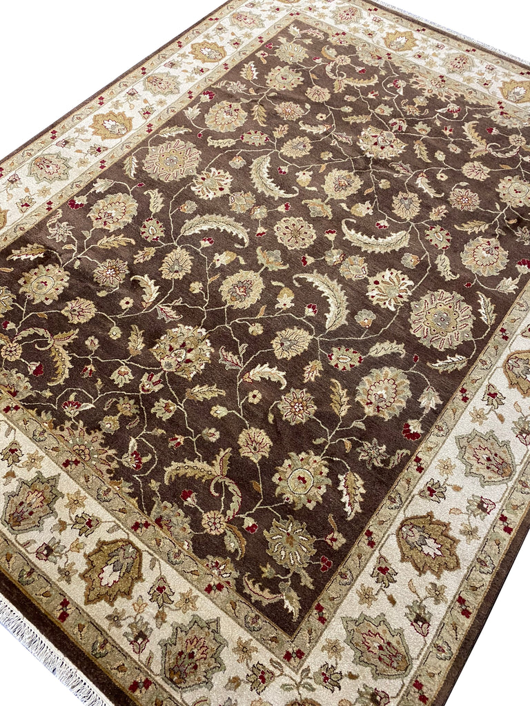 8 x 10 Quality Agra Rug BROWN #F-6469