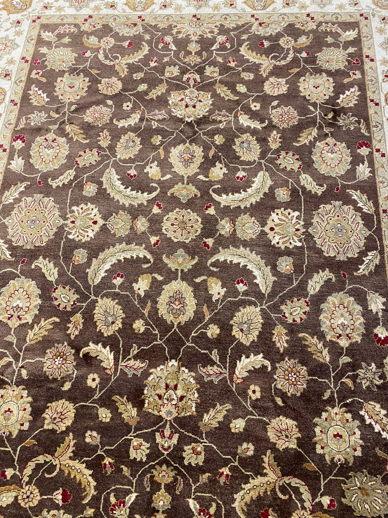 8 x 10 Quality Agra Rug BROWN #F-6469
