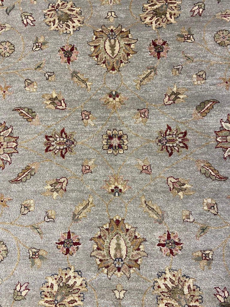 8 x 10 LIGHT GREEN Fine Quality Handmade Ziglar Rug #F-6472