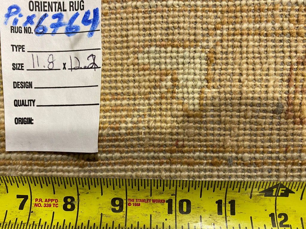 11.8 x 12.0 SQUARE Handmade Chobi Rug #PIX-6764