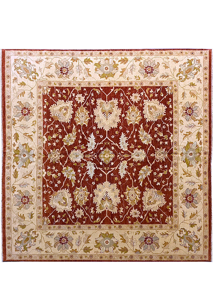 11.8 x 12.0 SQUARE Handmade Chobi Rug #PIX-6764