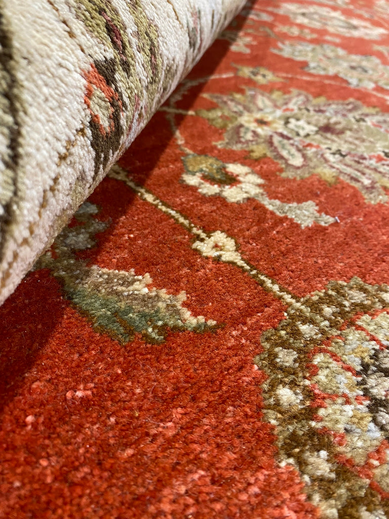 8 x 10 Fine Quality Agra Ziglar Rug CORAL #F-6475