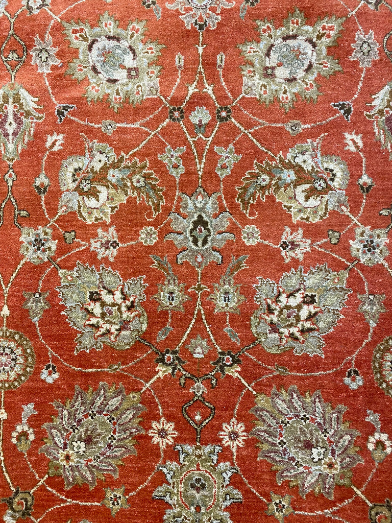 8 x 10 Fine Quality Agra Ziglar Rug CORAL #F-6475