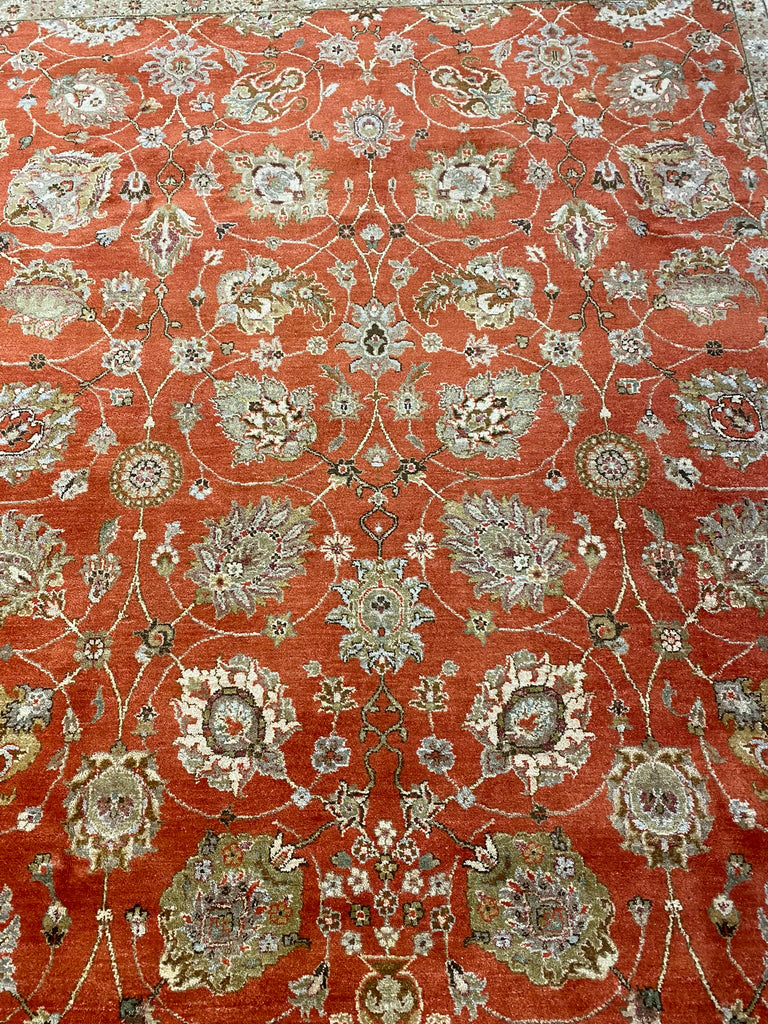 8 x 10 Fine Quality Agra Ziglar Rug CORAL #F-6475