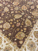 Load image into Gallery viewer, 8 x 10 Chocolate BROWN Ziglar Rug Natural Wool #B-72584