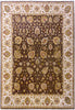 Load image into Gallery viewer, 8 x 10 Chocolate BROWN Ziglar Rug Natural Wool #B-72584