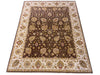 Load image into Gallery viewer, 8 x 10 Chocolate BROWN Ziglar Rug Natural Wool #B-72584