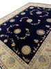 Load image into Gallery viewer, 9.10 x 13 Fine Weave 400 KPSI Wool and Silk Persian Tabriz Rug Handmade IRAN #F-6479