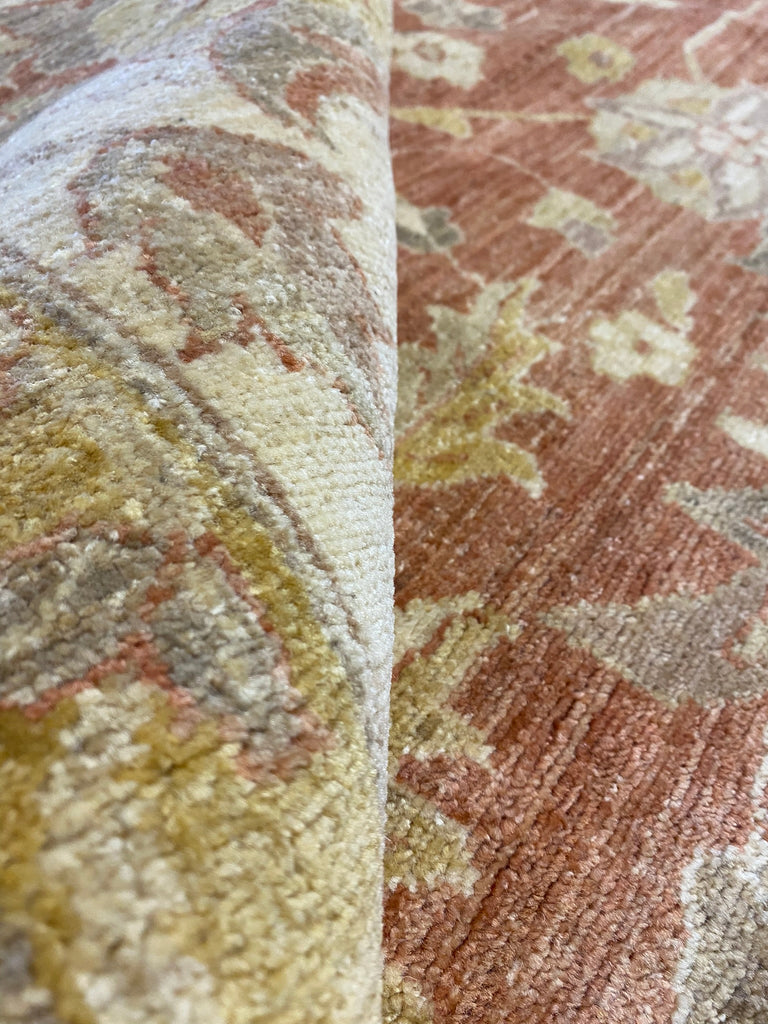 11.10 x 15.10 Coral Chobi Peshawar Large Rug 15418