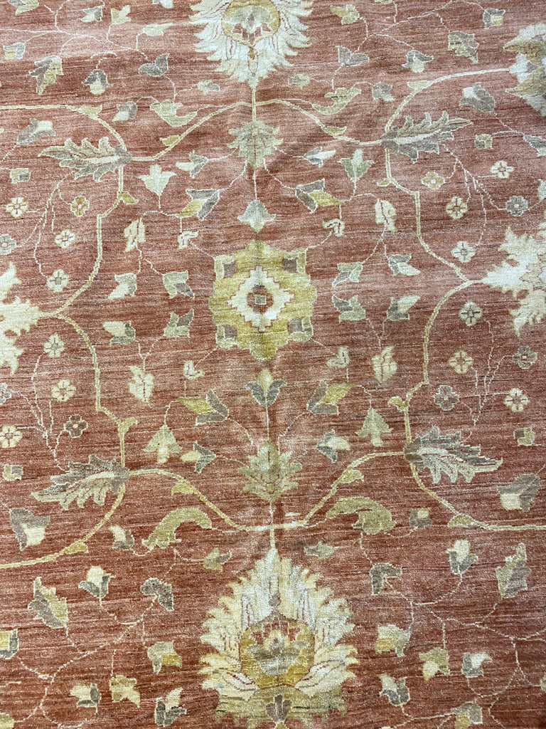 11.10 x 15.10 Coral Chobi Peshawar Large Rug 15418