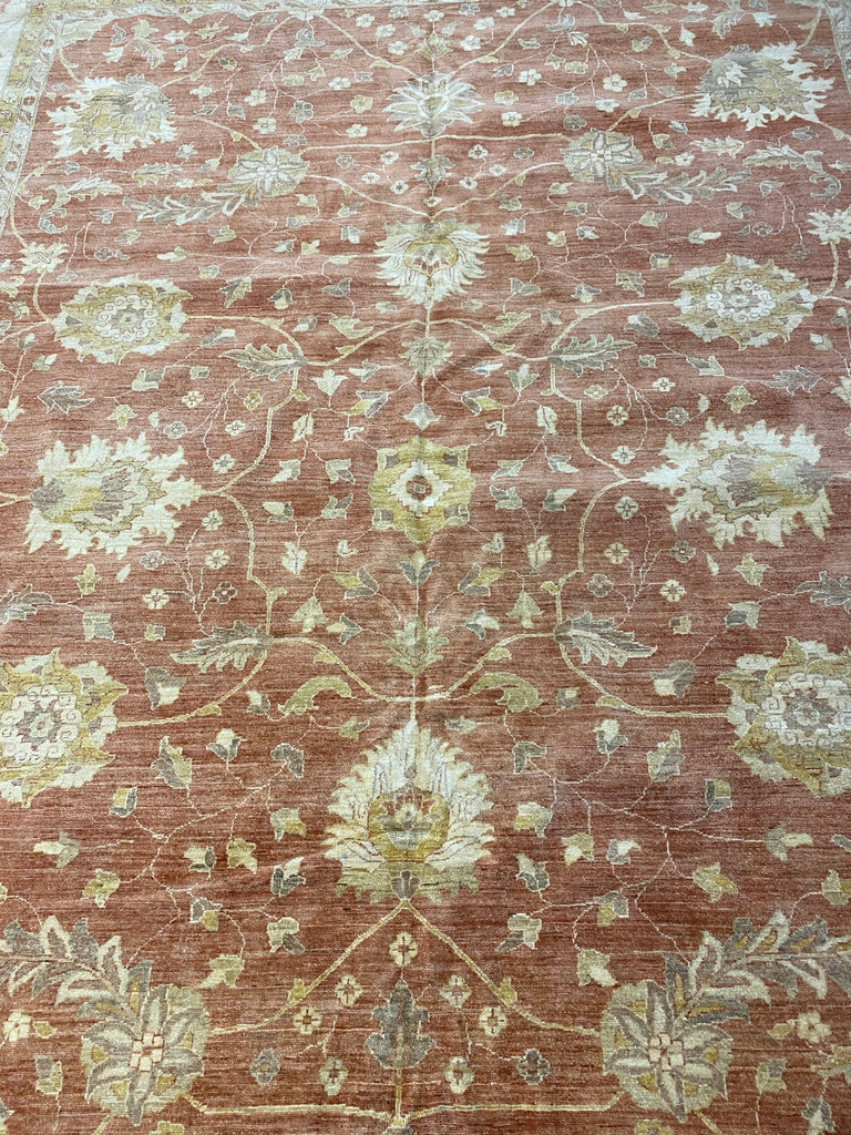 11.10 x 15.10 Coral Chobi Peshawar Large Rug 15418