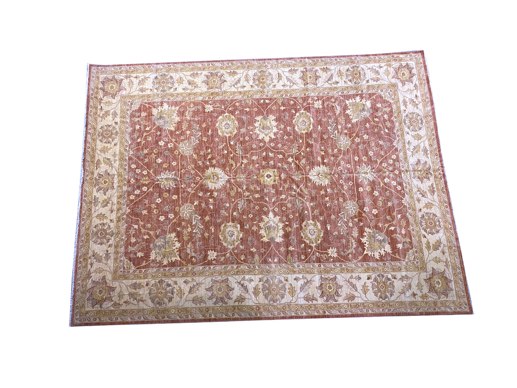 11.10 x 15.10 Coral Chobi Peshawar Large Rug 15418