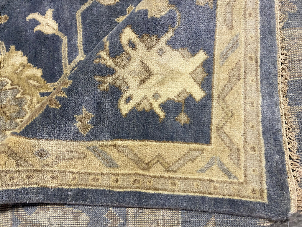 10.2 x 20.0 Large Unusual Size Runner Slate Gray Handmade Rug #B-78932