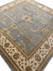 Load image into Gallery viewer, 12 x 12 SQUARE Handmade Rug LIGHT BLUE #B-78904