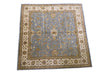 Load image into Gallery viewer, 12 x 12 SQUARE Handmade Rug LIGHT BLUE #B-78904