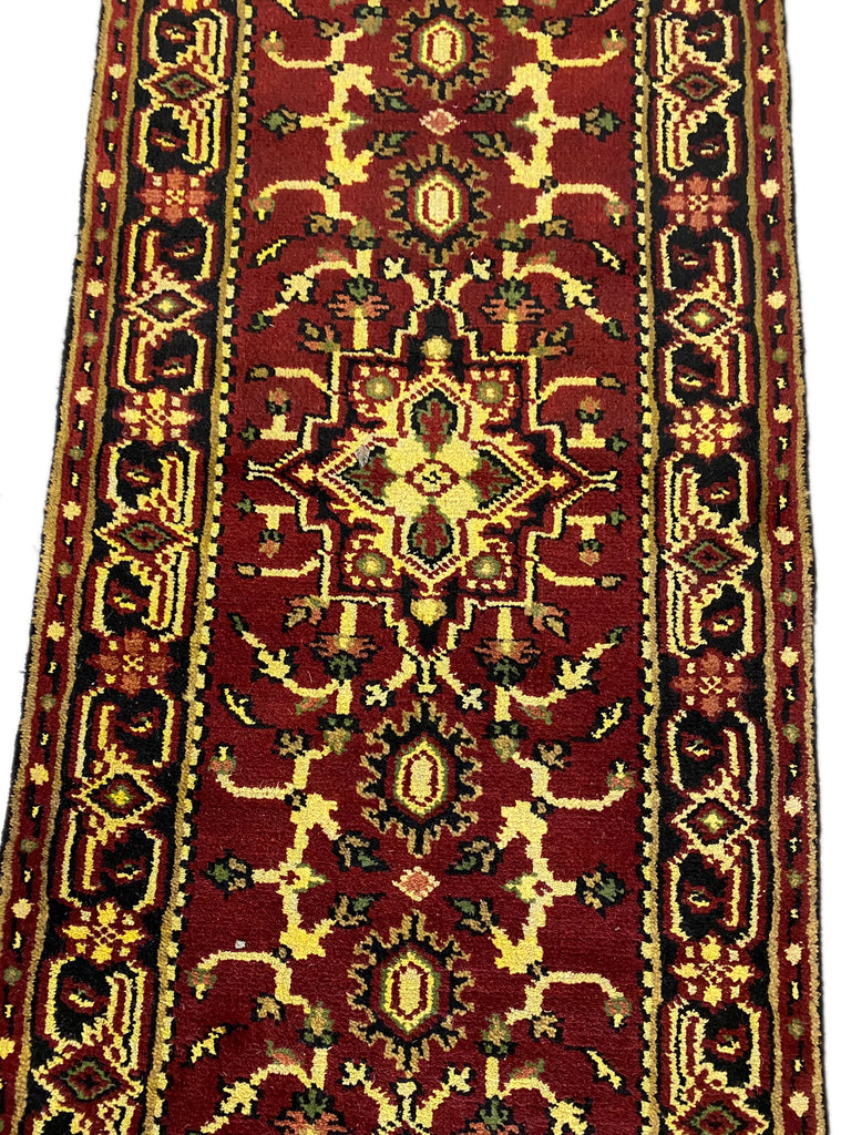 2.8 x 10.0 Handmade India Heriz Runner #B-70426
