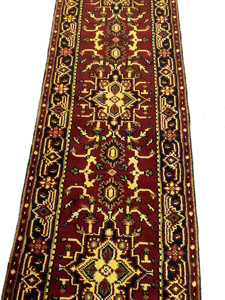 2.8 x 10.0 Handmade India Heriz Runner #B-70426
