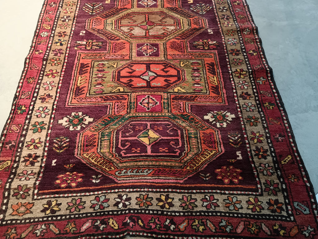 4.9 x 12.5 Persian tribal gallery Size Rug #F-5818