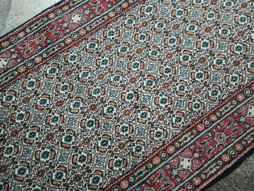 2.6 x 9.6 Tabriz Mahi Mood Herati Rug #PIX-14948