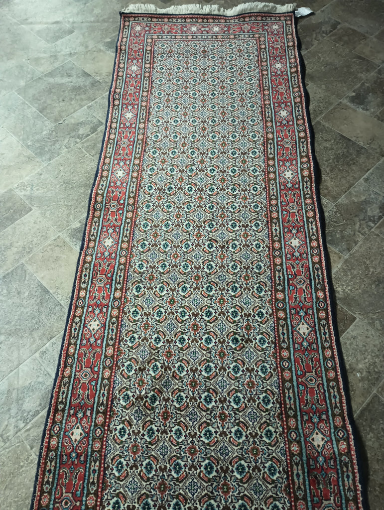 2.6 x 9.6 Tabriz Mahi Mood Herati Rug #PIX-14948