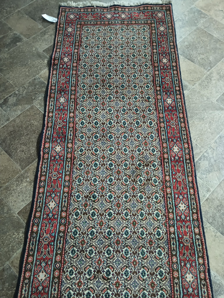 2.6 x 9.6 Tabriz Mahi Mood Herati Rug #PIX-14948