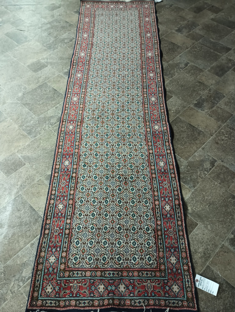 2.6 x 9.6 Tabriz Mahi Mood Herati Rug #PIX-14948