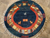 Load image into Gallery viewer, Hand-Knotted-Round-Gabba-Rug.jpg