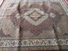 Load image into Gallery viewer, 8.2 x 9.9 MAHI TABRIZ QUALITY RUG Wool and Silk Burgundy #F-5882