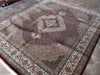 Load image into Gallery viewer, 8.2 x 9.9 MAHI TABRIZ QUALITY RUG Wool and Silk Burgundy #F-5882