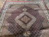 Load image into Gallery viewer, 8.2 x 9.9 MAHI TABRIZ QUALITY RUG Wool and Silk Burgundy #F-5882