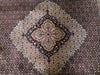 Load image into Gallery viewer, 8.2 x 9.9 MAHI TABRIZ QUALITY RUG Wool and Silk Burgundy #F-5882