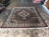 Load image into Gallery viewer, 8.2 x 9.9 MAHI TABRIZ QUALITY RUG Wool and Silk Burgundy #F-5882