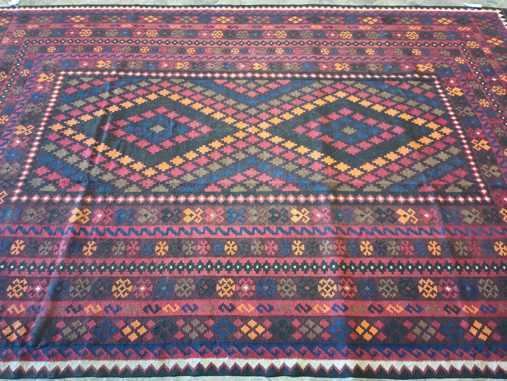 6.10 x 10.1 Tribal Kilim Handmade Afghanistan #F-5905