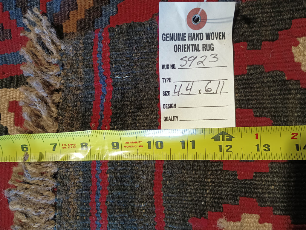 4' x 7' TURKMAN KILIM-RUG-WOOL-HANDMADE.jpg