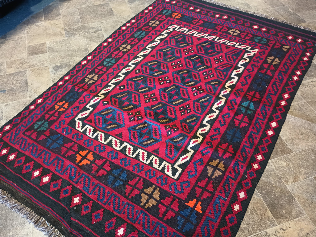 4' x 7' TURKMAN KILIM-RUG-WOOL-HANDMADE.jpg