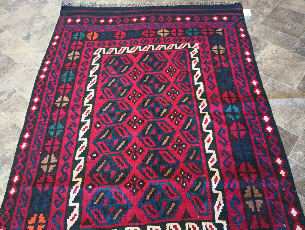 4' x 7' TURKMAN KILIM-RUG-WOOL-HANDMADE.jpg