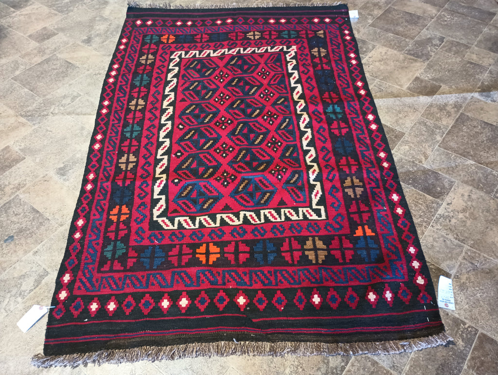 4' x 7' TURKMAN KILIM-RUG-WOOL-HANDMADE.jpg