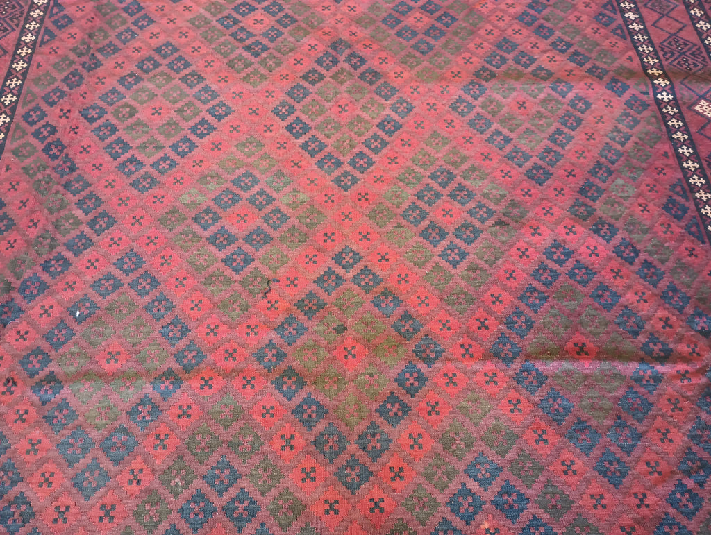 10' x 11'  SQUARISH Size KILIM Afghan RUG #F-5929