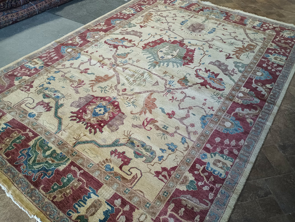 9.4 x 13.5 NEW OUSHAK RUG HANDMADE #F-5957