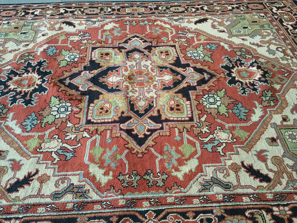 10 x 14 New Handmade Serapi rug #F-5974A