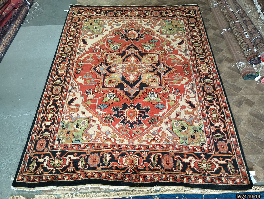 10 x 14 New Handmade Serapi rug #F-5974A