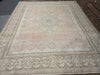 Load image into Gallery viewer, Light 9' x 12' Vintage Persian Kerman Rug Pale Faded Neutral Colors #F-5982