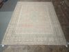 Load image into Gallery viewer, Light 9' x 12' Vintage Persian Kerman Rug Pale Faded Neutral Colors #F-5982