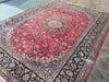 Load image into Gallery viewer, 9.5 x 13.2 Authentic Persian Najaf Esfehan Wool Rug Semi-Antique #F-6005