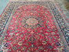 Load image into Gallery viewer, 9.5 x 13.2 Authentic Persian Najaf Esfehan Wool Rug Semi-Antique #F-6005