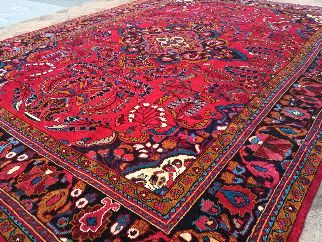 8.3 x 11.4 Authentic Persian Lilihan Rug Classical Beauty #F-6021