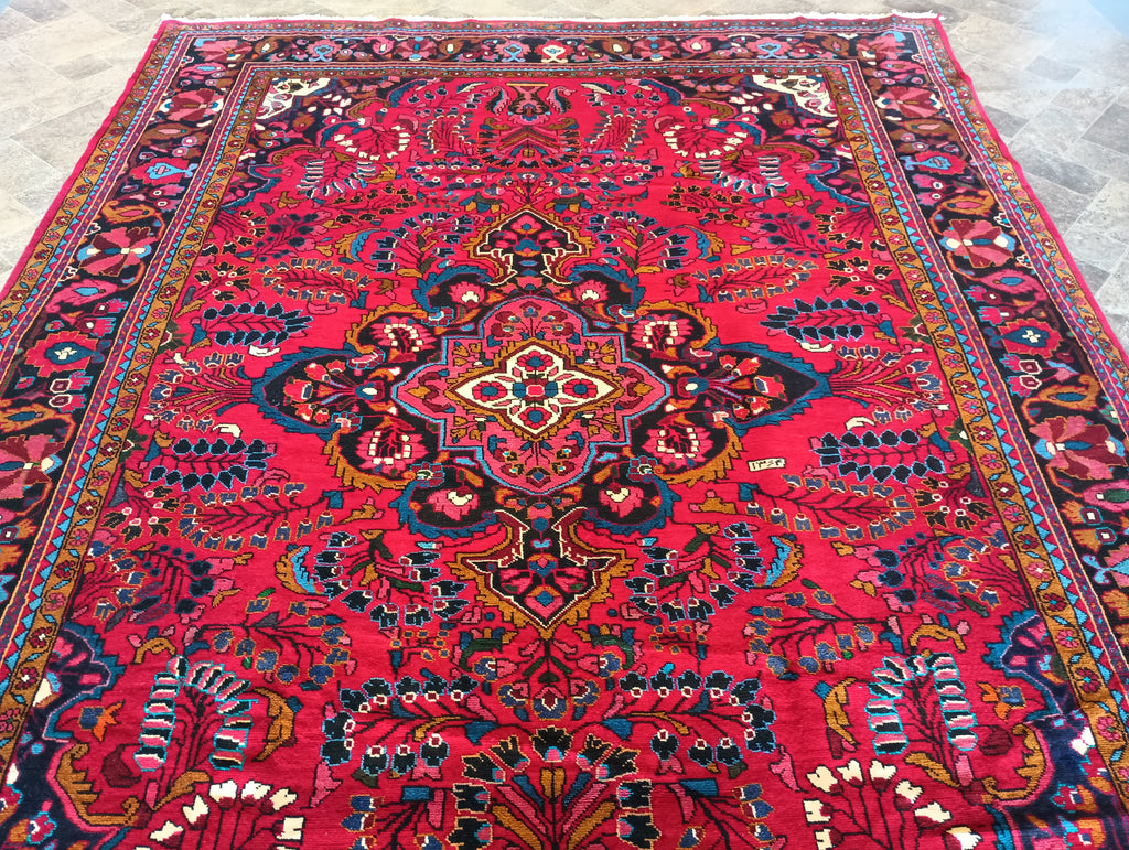 8.3 x 11.4 Authentic Persian Lilihan Rug Classical Beauty #F-6021