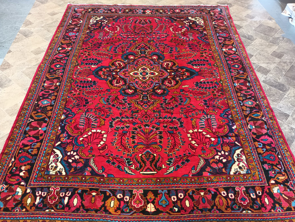 8.3 x 11.4 Authentic Persian Lilihan Rug Classical Beauty #F-6021